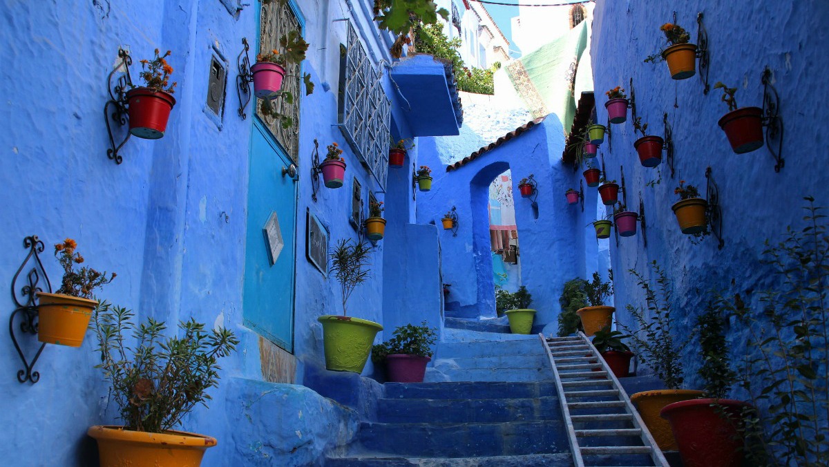 青い街は圧巻 アフリカ モロッコの魅力