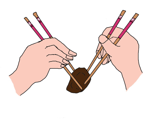 日本文化を英語で説明しよう お箸のマナー Bad Chopstick Manners