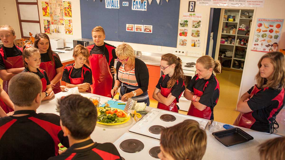 ニュージーランド留学おススメ学校|家庭科の授業風景