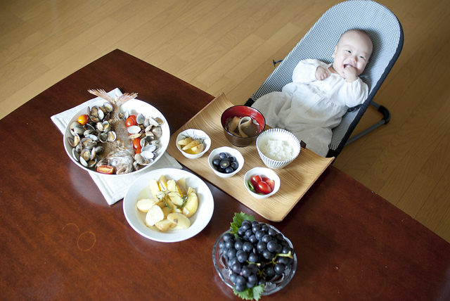 5フレーズ英語で伝える日本文化 お食い初め First Meal